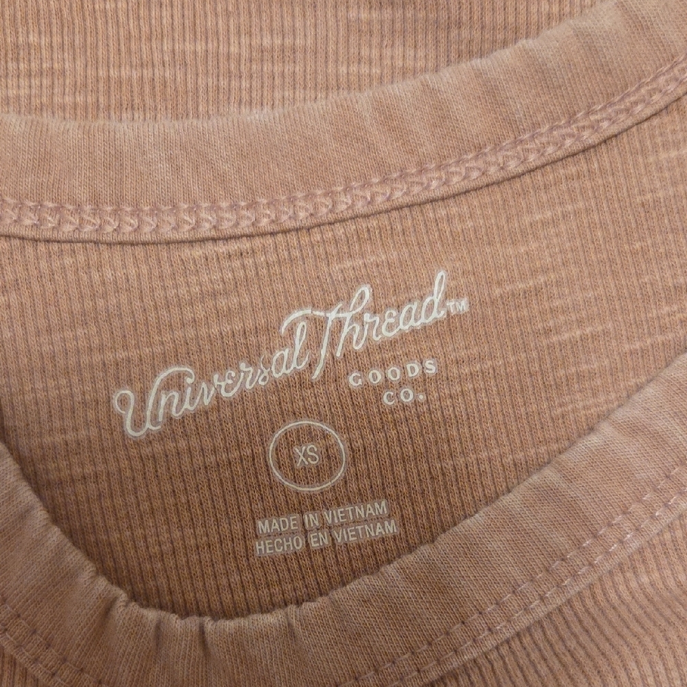 Universal Thread Tan Ribbed Tank Top - Picture 2 of 3